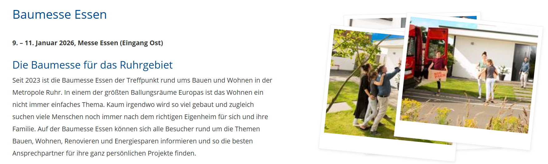 Wir sind dabei: Friondo auf der Baumesse Essen 2026